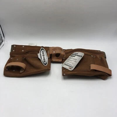 Delantal de 11 bolsillos para manitas militar de Estados Unidos herramienta cinturón bolsa cuero. Foto 1 de 4