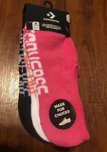 Converse Women Sock Ultra Low Wick Moisture 3-Pair Muticolor Half Cushion 4-10 - Picture 1 of 3