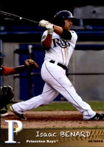 2016 Princeton Rays Grandstand #3 Isaac Benard West Richland Washington WA Card - Picture 1 of 2