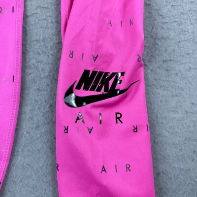 Nike Air Women's 7/8 Logo Print Running Leggings Pink Size Small Tight Fit - Image 1 of 4