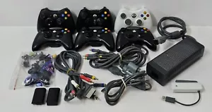 XBOX 360 Accessories Controllers Battery Packs AV Cables Power Bank WiFi Adaptor - Picture 1 of 10