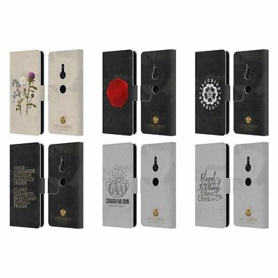 OFFICIAL OUTLANDER GRAPHICS LEATHER BOOK WALLET CASE FOR SONY PHONES 1 - Image 1 of 4