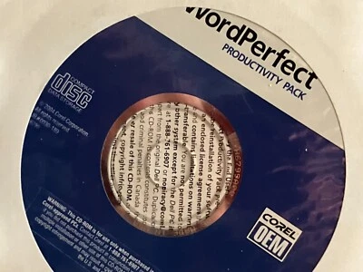 *BRAND NEW* 2004 Corel OEM WordPerfect Productivity Pack PC CD ROM OEM Windows - Image 1 of 2