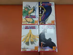 Bleach Volumes 34-37 Paperback ViZ Media Lot READ DESCRIPTION FREE SHIPPING - Picture 1 of 2
