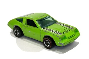 Hot Wheels Redline 1975 HK Light Green CHEVY MONZA 2+2 Black Int Excellent - Picture 1 of 9