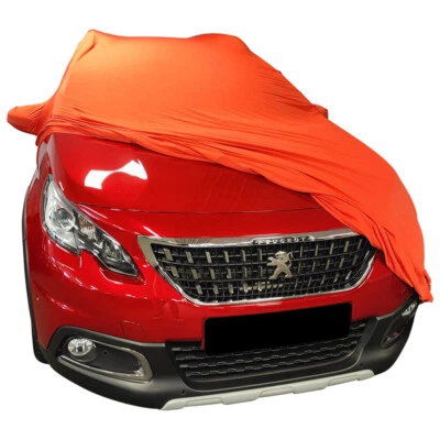 Indoor car cover fits Peugeot 2008 bespoke Maranello Red cover With mirrorpoc... Foto 1 de 4