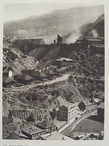 Bingham Copper Mines Utah Photogravure 1927 By E. O. Hoppe #1 - Picture 1 of 2