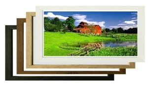 Bespoke Photography Picture Frame Photo Frame Wood Acrylic Glass White Black Oak - Picture 1 of 1