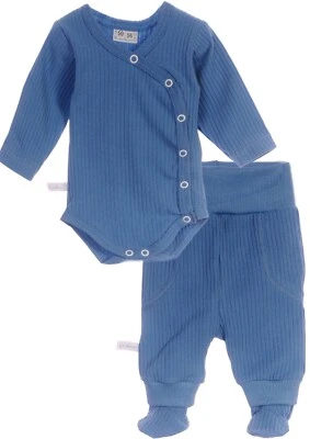 LA BORTINI Body Hose 2Tlg Baby Anzug Wickelbody 44 50 56 62 68 74 80