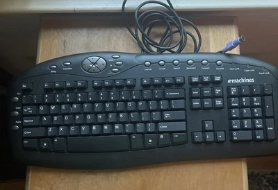 OEM eMachines 18 Hot Key keyboard KB-0108 Full Size Standard Desktop PC PS/2 (2) - Image 1 of 4