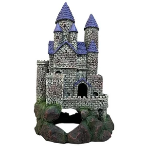 SLOCME Aquarium Middle Ages Resin Castle Decorations - Fish Tank Gothic Castl... - Picture 1 of 5