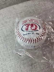 Mark McGwire Commemorative Baseball 1998 Season 70 Home Runs 9/27/1998 - New - Picture 1 of 3