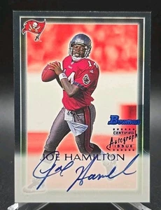 2000 Bowman Certified Auto Issue Joe Hamilton #JH Rookie Autograph RC Bucs - Picture 1 of 3