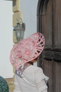 Ascot,Races, Wedding Dusky Pink Hat - Picture 1 of 10