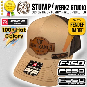 Custom Trucker Hat Baseball Cap King Ranch Texas F150 F250 F350 Truck Richardson - Picture 1 of 20