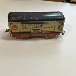 "Coche refrigerador de hojalata MARX 555 COLORADO & SOUTH REEFER 6""" - Imagen 1 de 12
