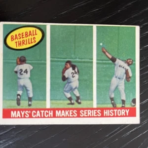 1959 TOPPS WILLIE MAYS CATCH #464 Mint - Picture 1 of 4