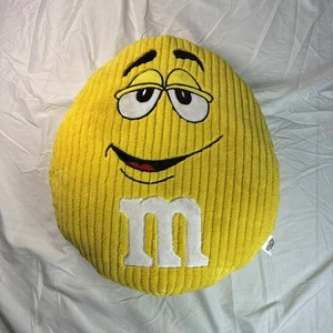 Vintage gelbes M&M World Kissen  - Bild 1 von 5