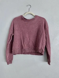 Damen Rundhalsausschnitt Größe Large lila Freizeit Athleisure bequem - Bild 1 von 5
