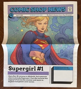 Comic Shop News #1964 - "Supergirl" Cover Art from DC Comics - CSN - Picture 1 of 1