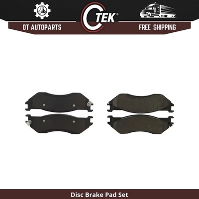 Para 2002-2005 Dodge Ram 1500 | Pastilhas de freio a disco dianteiras centrais | Cerâmica - Imagem 1 de 4