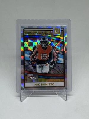 2025 Panini Donruss, Nic Bonitto Action All Pros Denver Broncos - Image 1 of 2