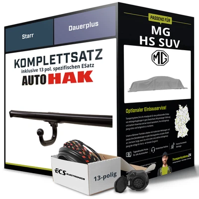 Anhängerkupplung starr für MG HS SUV +E-Satz NEU ABE - Bild 1 von 4