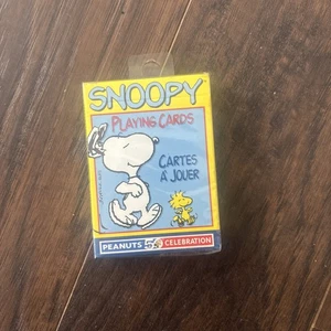 Peanuts 50 Year Celebration Snoopy Peanuts Playing Cards Hoyle New 6840 - Picture 1 of 3