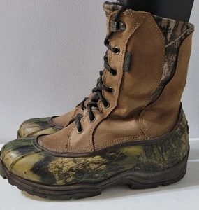 Lacrosse Rackmaster Mens Camo Leather Alpha Boots Softshell Size 11 (200602) - Picture 1 of 6
