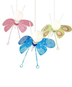 Kinderzimmer Pendelleuchte Butterfly Kinderzimmerleuchte Bunt - Bild 1 von 4