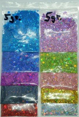 Holo Pailletten Glitzer Dunkelrot 💖 Bling Bling Glitter 💖  - Bild 1 von 4