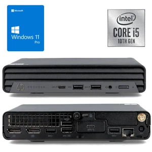 HP ProDesk 600 G6 mini DM WLAN i5-10500T 8/16/32GB - 0/240/480/960GB Windows 11 - Zdjęcie 1 z 28
