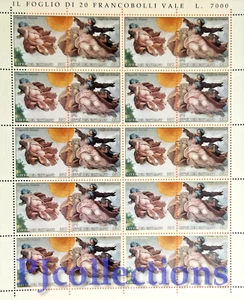 4178-VATICANO 1994 RESTAURO DELLA CAPPELLA SISTINA FULL SHEET 20 STAMPS MNH - Picture 1 of 1