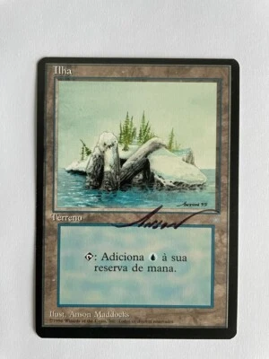 MTG ARTIST PROOF PORTUGUESE ICE AGE ISLAND NM SIGNED BY ARTIST ANSON MADDOCKS #A - Image 1 of 4