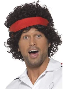 Eighties Tennis Player Wig - Picture 1 of 5