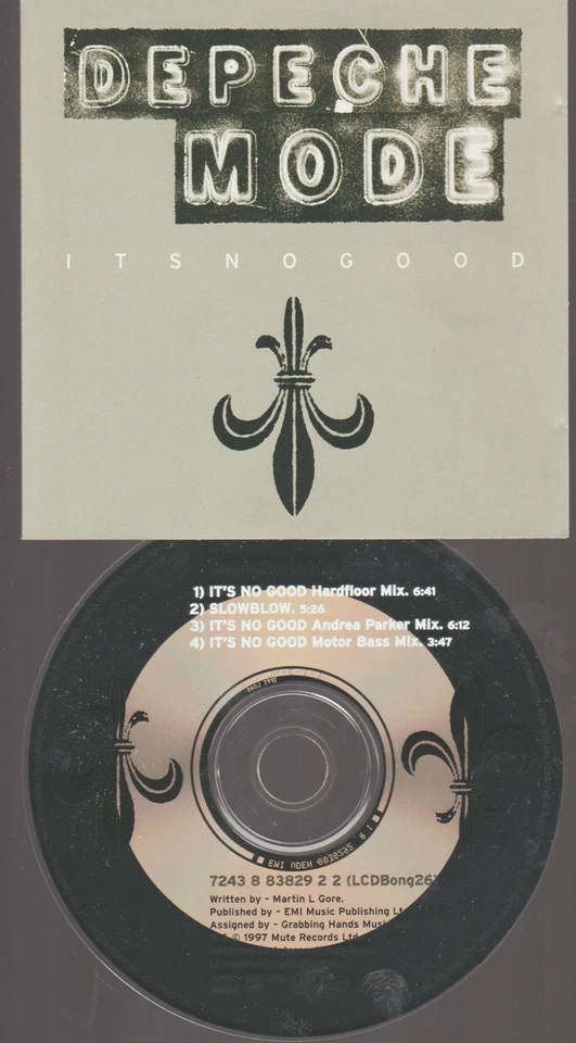 Depeche Mode It's No Good Cd Maxi Hardfloor Mix Dutch Pressing - Photo 1/1