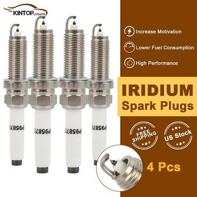 4x bujías de iridio y platino para Mercedes-Benz CLA45 AMG 2,0 L 2014-2016 Foto 1 de 4