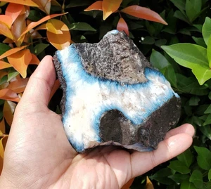 1300GR New Discovery Sumatra extrem selten Dumortierit grob blau Mineral  - Bild 1 von 15