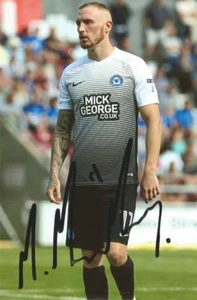 PETERBOROUGH: MARCUS MADDISON SIGNED 6x4 ACTION PHOTO+COA - Picture 1 of 1