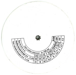 302214 tabla de semillas Bernburg disco de cálculo - Imagen 1 de 2