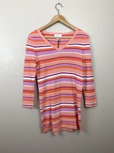 Stitch Fix Magnolia Grace Striped Waffle Knit Thermal Tunic Top Size XS - Picture 1 of 4