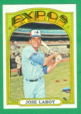 1972 TOPPS #727 JOSE LaBOY  MONTREAL EXPOS  HI #  NM - Image 1 of 2