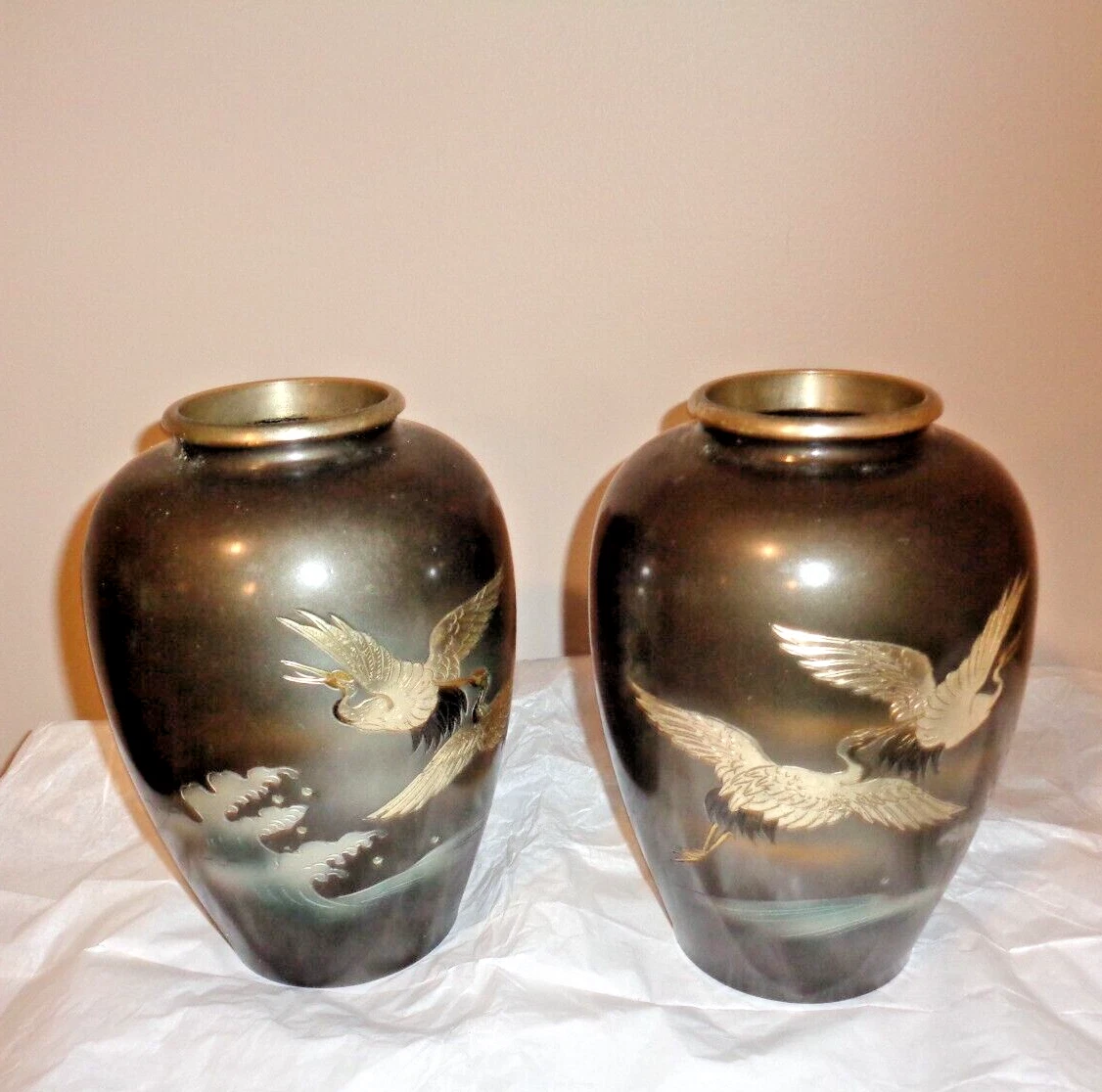 黑色1900-1940 年日本花瓶| eBay