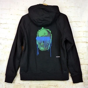 Sudadera con Capucha Sin Etiquetar por Anna Petrosian Calavera Goteo Para Mujer S Negra Relajada Rock Punk - Imagen 1 de 11