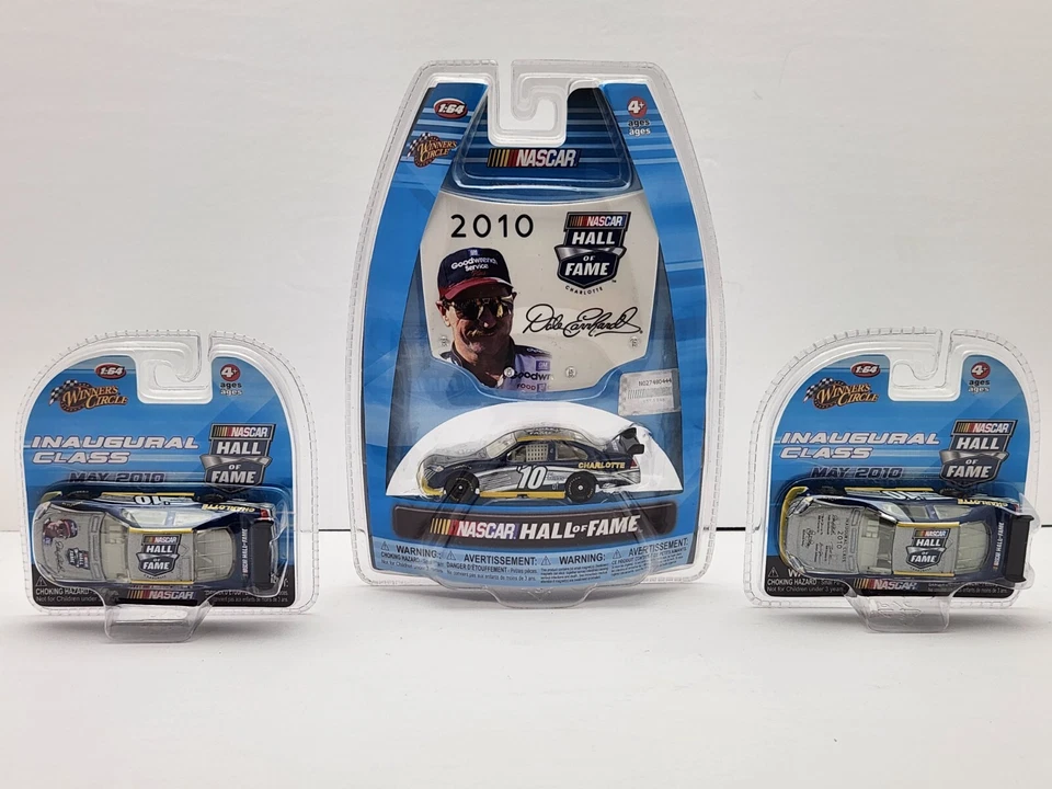 Winner's Circle Dale Earnhardt Hall of Fame Inaugural Class 2010 (3 CarSet) 1:64 - Image 1 of 4
