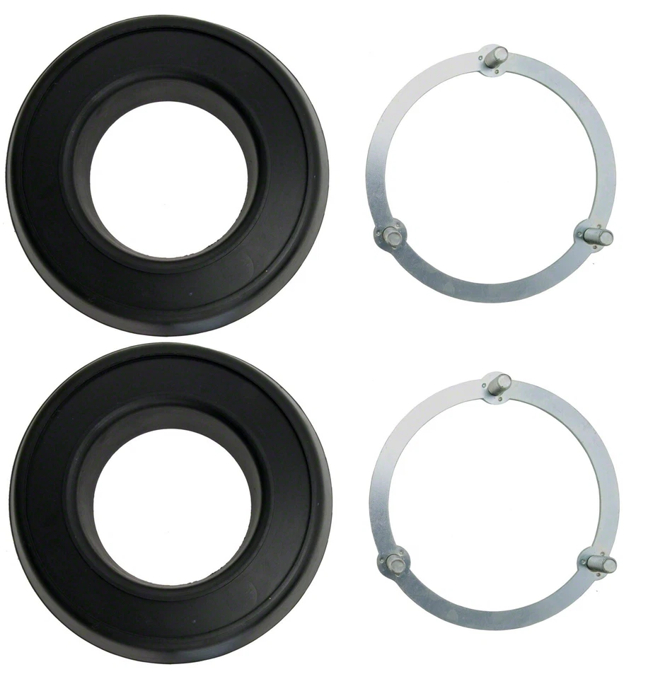 Pair Set of 2 Front Coil Spring Insulators Moog for Ram 3500 Dodge Ram 1500 4WD - Image 1 of 1