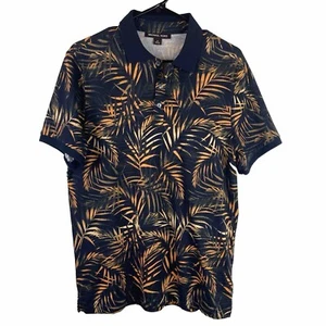 Camisa polo mediana MICHAEL KORS para hombre ajustada con estampado de palma con punta - Imagen 1 de 5