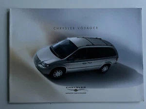 Chrysler VOYAGER & GRAND 2.4 2.5 2.8 CRD 3.3 V6 SE LX Limited XS Brochure 2005 - Picture 1 of 1