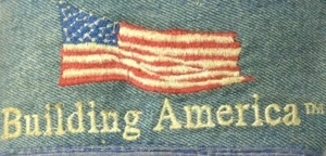 Guantes de Trabajo-CONSTRUCCIÓN AMÉRICA-Decoración Patriótica-Bandera de Estados Unidos-Americana-Unión Pacífico X1 - Imagen 1 de 5