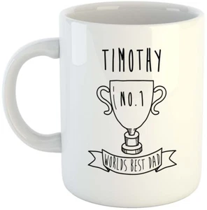 Timothy - Worlds Best Dad Mug, Fathers Day Gift - Bild 1 von 1